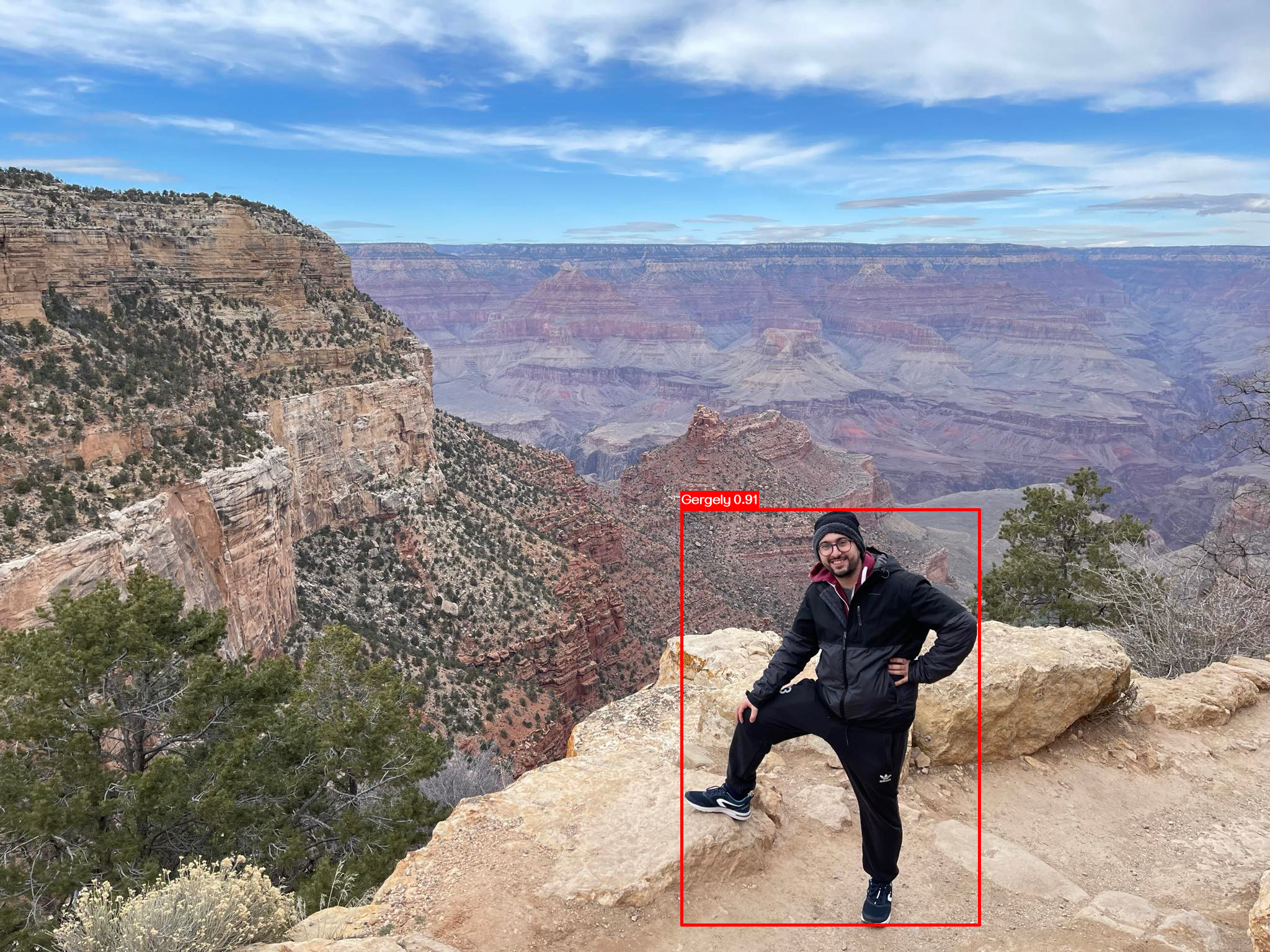 Gergely at Grand Canyon